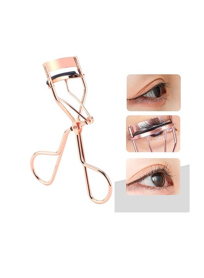 Eyelash Curler, Stainless Steel Curling Eyelash Curler, Electroplated Eyelash Curler, Fashion Eyelash Curler, Makeup Accessories for Women and Girls