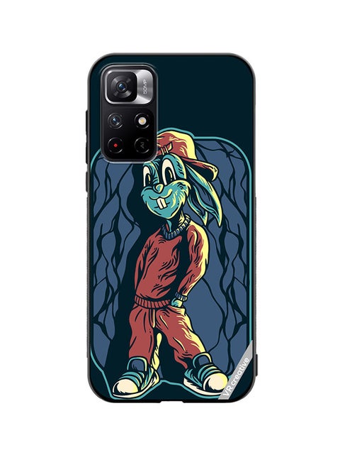 Protective Case Cover For Xiaomi Redmi Note 11T 5G Cool Rabit Design Multicolour