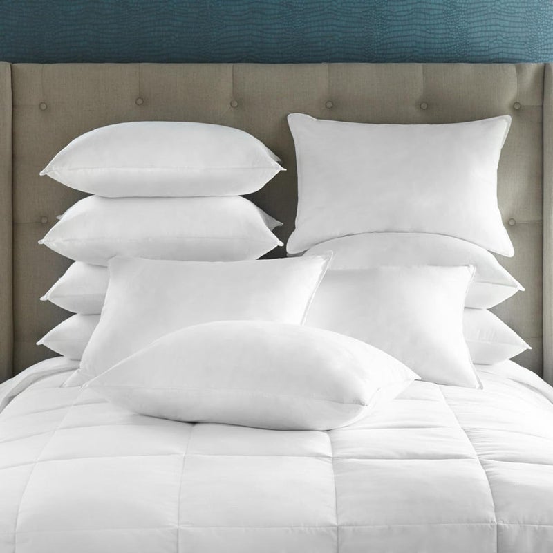 Cushio™ White Fibre Pillow - 27"x16" (Set of 10) - Enhance Your Sleep Quality Wake Up Refreshed - Image 1