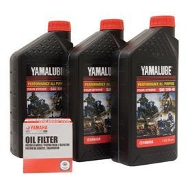 YAMAHA Yamalube Oil Change Kit 10W-40 for Yamaha RHINO 450 4X4 2006-2009 - Image 3