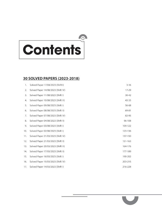 Arihant SSC CHSL (10+2) Tier I LDC/DEO/JSA Online Exam 2024 30 Solved Papers 2023 -2018  - Image 3