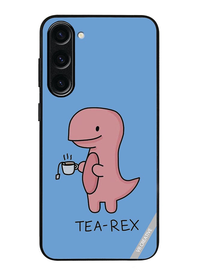 VR CREATIVE Protective Case Cover For Samsung Galaxy S24 Plus Tea Rex Design Multicolour - Image 1