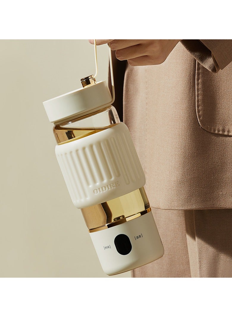 OIDIRE Electric Kettle Bottle, 400ml Portable Travel Heating Cup, Mini Insulated Office Kettle Bottle, 220V Water Boiling Cup - Image 4