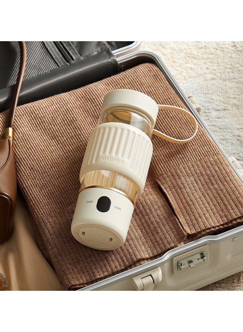 OIDIRE Electric Kettle Bottle, 400ml Portable Travel Heating Cup, Mini Insulated Office Kettle Bottle, 220V Water Boiling Cup - Image 5