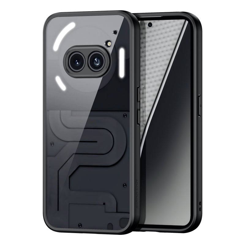 HuHa Case Cover For Nothing Phone 2a DUX DUCIS Aimo Series TPU + PC Frosted Feel Phone Case(Black) - Image 1