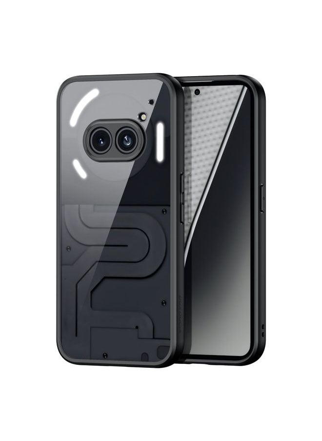 HuHa Case Cover For Nothing Phone 2a DUX DUCIS Aimo Series TPU + PC Frosted Feel Phone Case Black 
