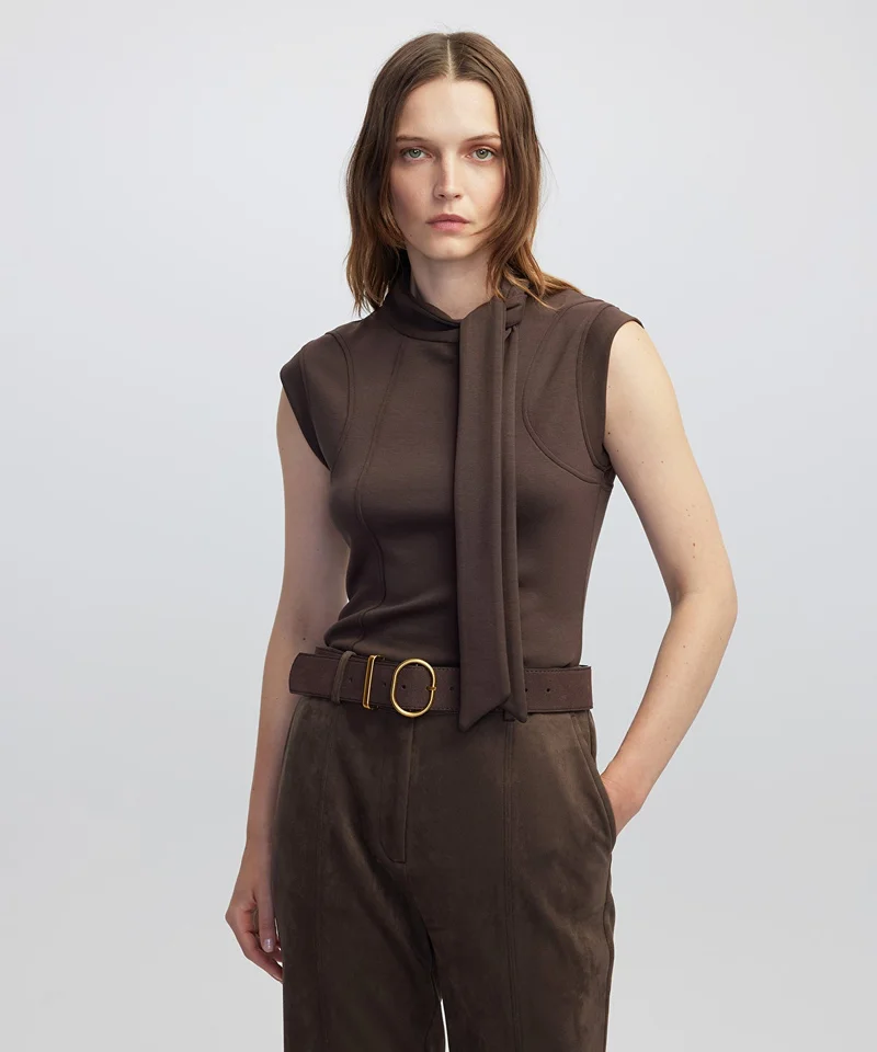 ابيكول Scarf-Effect T-Shirt