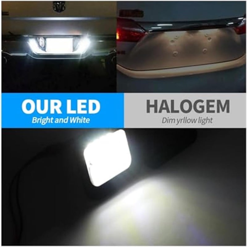 Wivplex 2Pcs Car License Plate Lights for Dodge RAM - Image 2