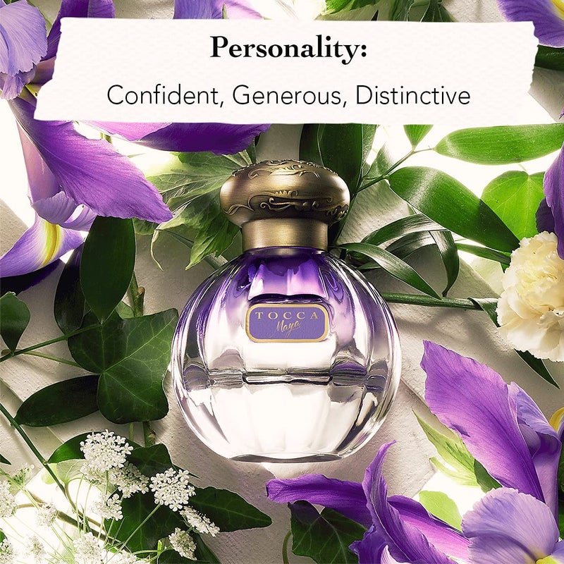 Tocca Women's Eau de Parfum, Maya Fragrance, 1.7oz (50 ml) - Warm Floral, Wild Iris, Blackcurrant, Patchouli Heart - Hand-Finished Bottle - Image 4