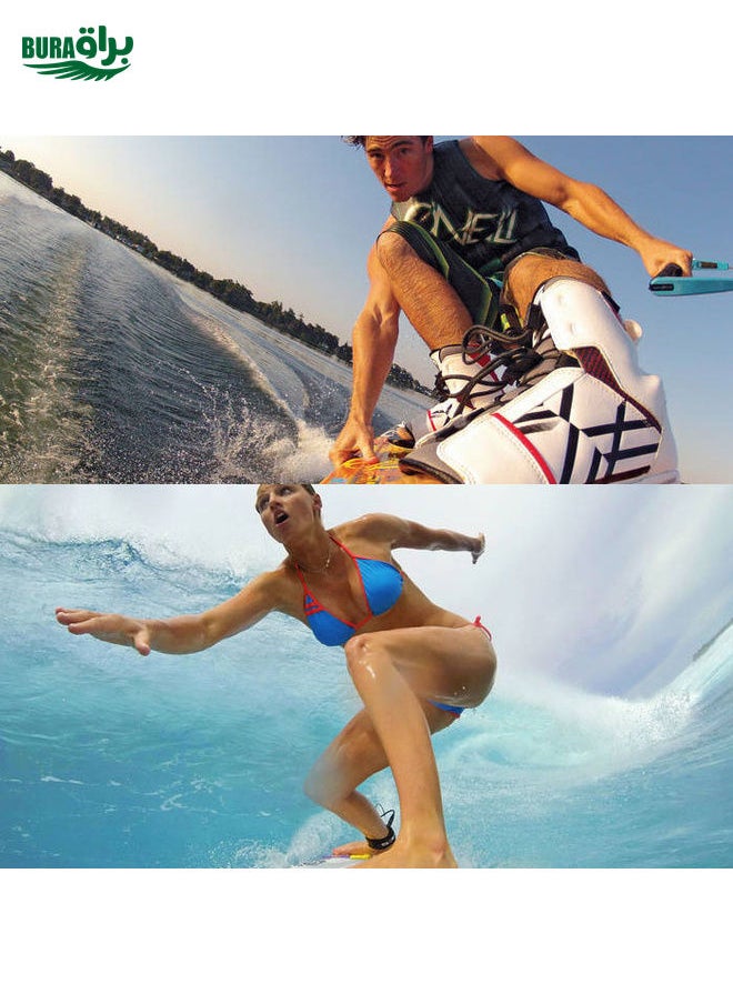 TMC 10 Items Board Mount Surf Snowboard Wakeboard Set for GoPro, Insta360, DJI and Other Action Cameras(White)