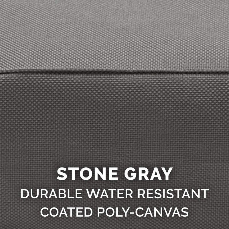 Furhaven Replacement Dog Bed Cover Water-Resistant Indoor/Outdoor Logo Print Oxford Polycanvas Mattress, Washable - Stone Gray, Jumbo (X-Large) - Image 4