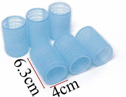 GLAN 6 Pcs Hair Rollers for Hair Styling Self Grip Salon Hair Dressing Curlers for Women and Girls Multicolor - Image 2