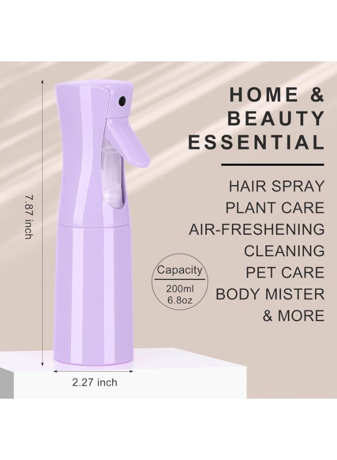 Empty Multi Use Hair Spray Bottle Continuous Water Mister for Curly Hair Fine Mist Salon Spray Bottle 200Ml - Image 4
