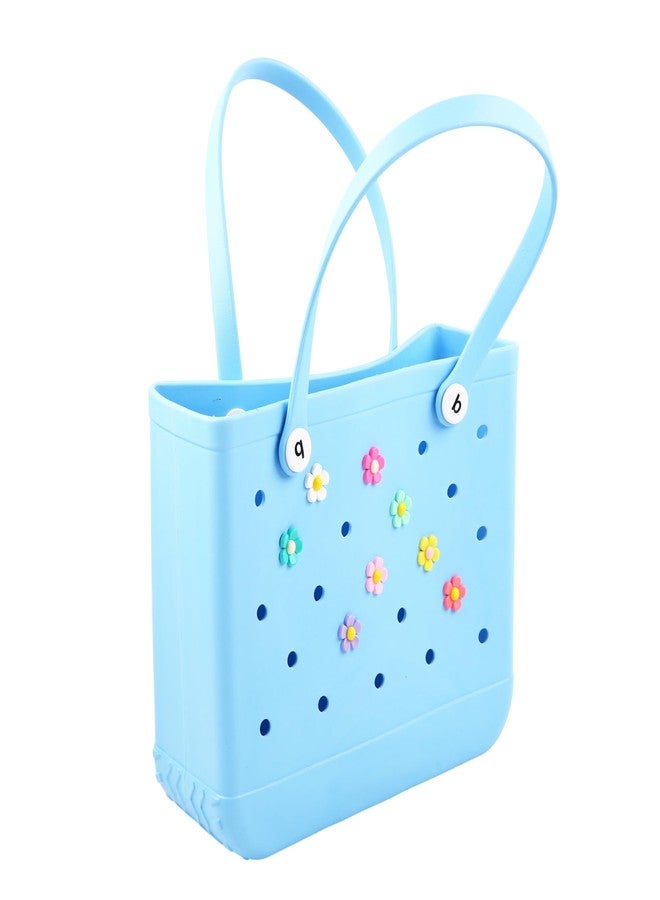 Vagocom 8 Colors Flower Charms Accessories for Bogg Bag and Simply Southern Tote,Inserts Beach Bag Decorative Accessories - Image 4