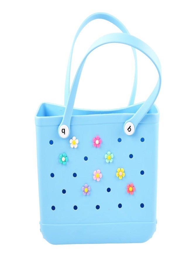 Vagocom 8 Colors Flower Charms Accessories for Bogg Bag and Simply Southern Tote,Inserts Beach Bag Decorative Accessories - Image 3