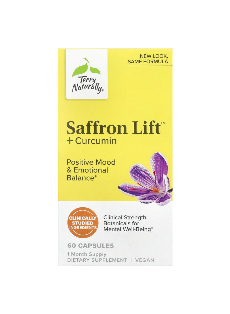 Saffron Life + Curcumin, 60 Capsules