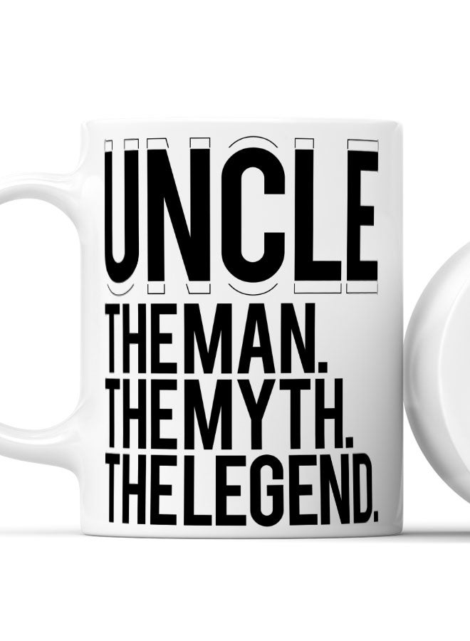 LIT Coffee Mug Best UnclesWhite Mug The man The myth Quote The legend Uncle Quote - Image 2