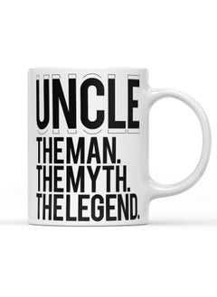 LIT Coffee Mug Best UnclesWhite Mug The man The myth Quote The legend Uncle Quote  - Image 1