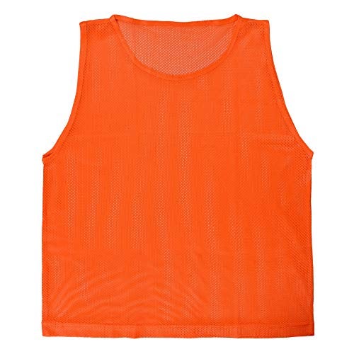 Athllete Adult/Teen Soccer Pinnies – Mesh Practice Jerseys, Pennies for Sports Youth & Adult, 12 Pack - Image 4