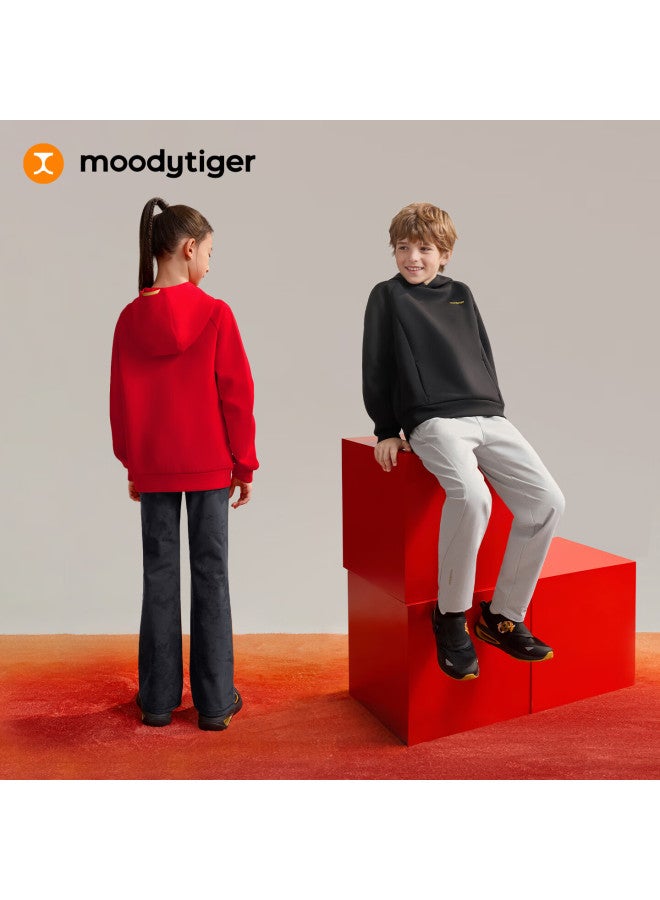 Moodytiger New Year Series Children's Air Layer Sweatshirt Soft Skin-friendly Boys And Girls Red Lunar New Year Hoodie - Image 4