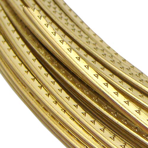 JD.Moon Brass Guitar Fret Wire Medium 2.0mm Guitar Fingerboard Fretwire for Acoustic Guitars Accessory 6.5 feet (Brass Material) - Image 2