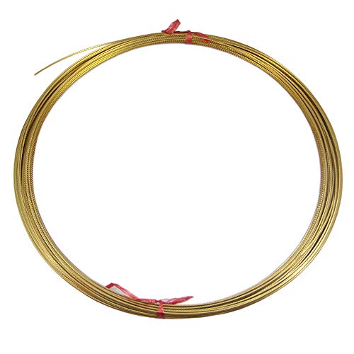 JD.Moon Brass Guitar Fret Wire Medium 2.0mm Guitar Fingerboard Fretwire for Acoustic Guitars Accessory 6.5 feet (Brass Material) - Image 1