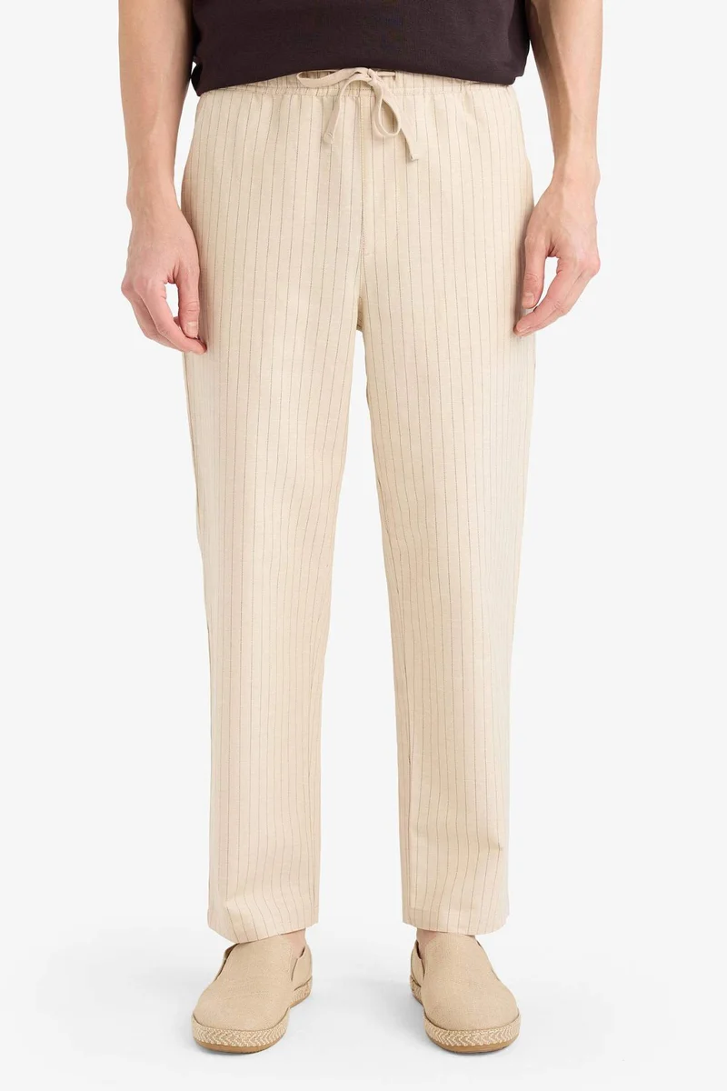 DeFacto Cotton Linen Trousers