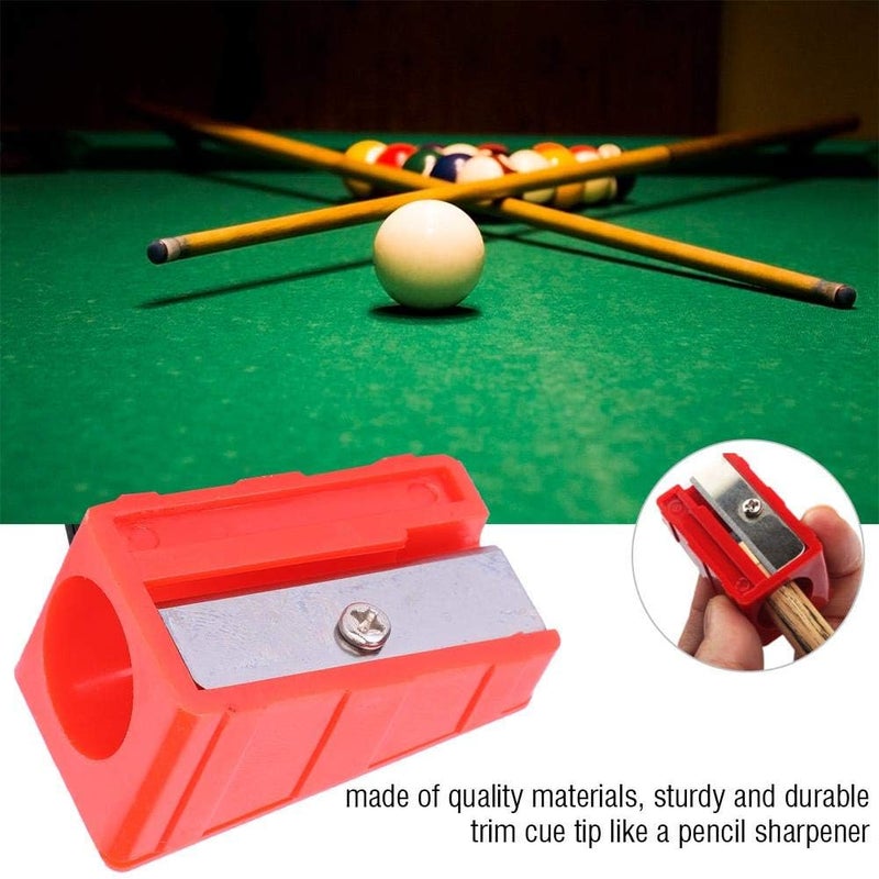 comfrt 3Pcs Billiards Pool Cue Tip Shaper Tool, Portable Cue Tip Trimmer Shaper Tapper Repair Tool Accessory - Image 3