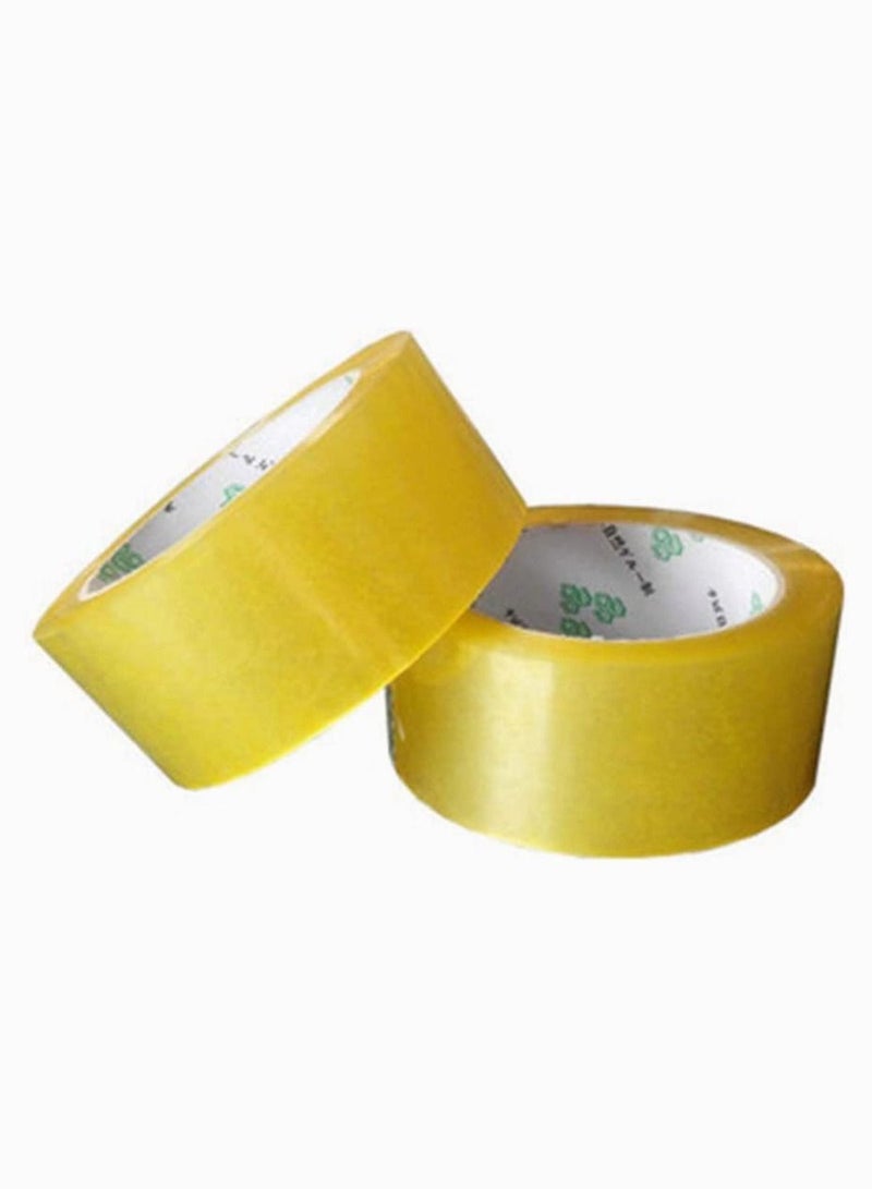 Packing Tape With Dispenser Heavy Duty Clear Tape Provides a Strong, Secure and Sticky Seal for Your Boxes 3 Rolls Packatape 48MM x 100M Clear Packaging Tape for Parcels and Boxes - Image 1