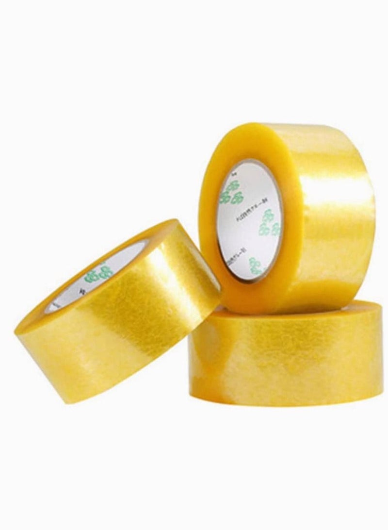 Packing Tape With Dispenser Heavy Duty Clear Tape Provides a Strong, Secure and Sticky Seal for Your Boxes 3 Rolls Packatape 48MM x 100M Clear Packaging Tape for Parcels and Boxes - Image 2