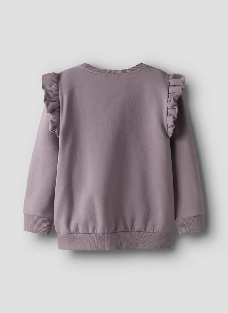 NAME IT Kids Printed Crew Neck Sweatshirt