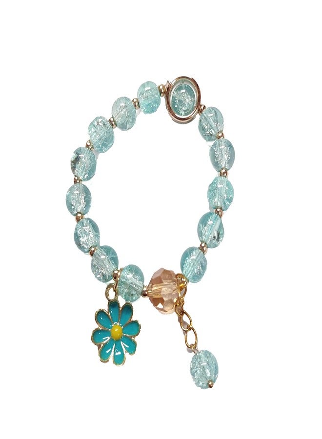KALRA MAGIC® Floral Charm Friendship Bracelet for Girls - BFF Fashion String Color Bead Jewelry Gift (Any 1 Design & Color Will Be Dispatched) - Image 1
