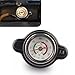 Sumjig Radiator Cover Radiator Cap with Temperature Gauge 18 Bar High Pressure Radiator Cap Fit for Honda Kawasaki Suzuki Yamaha KTM and More Motorcycle ATV Models Black 1 PC - Image 2
