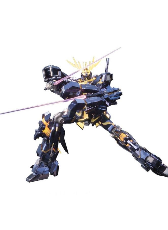 Generic - Domestic Gundam Model Hand-made Assembled Toys MG1/100 Free 2.0 HG1/144 Unicorn Funding Banshee-Color:UC134 Funeral Banshee [black Box]] - Image 1