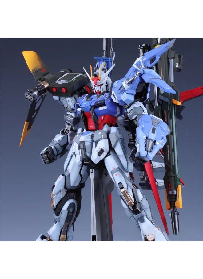 Generic - Domestic Gundam Model Hand-made Assembled Toys MG1/100 Free 2.0 HG1/144 Unicorn Funding Banshee-Color:UC134 Funeral Banshee [black Box]] - Image 1