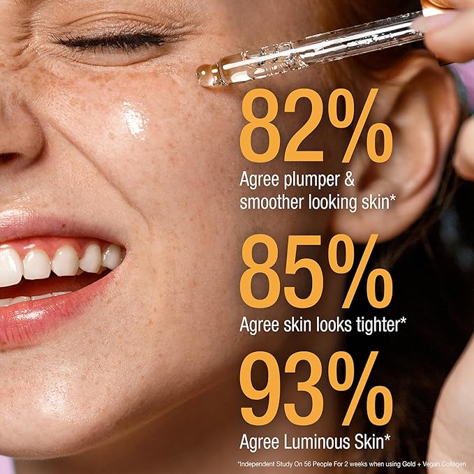 Balance Active Formula سيروم شد البشرة من بالانس أكتيف فورمولا جولد كولاجين نباتي مع لمسة ذهبية 30 مل - Image 4