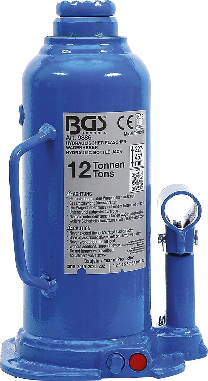 BGS 9886 | Hydraulic Bottle Jack | 12 t - Image 3