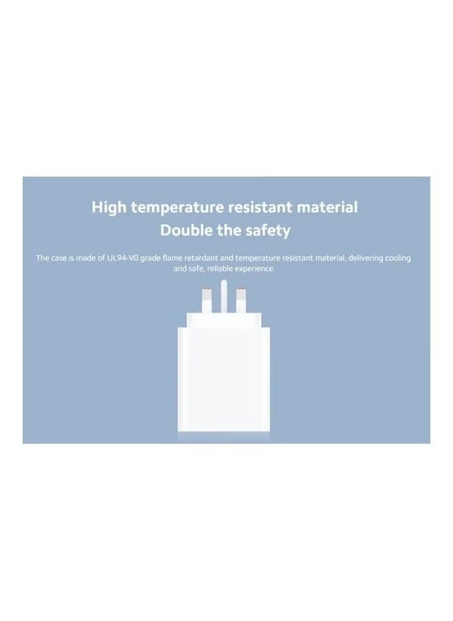 JAJEEK 120W Charging Combo Type-A UK – High-Speed USB Power Adapter, Fast Charging for Smartphones, Tablets, Laptops & More, Compact Design, White, Reliable & Efficient - Image 4