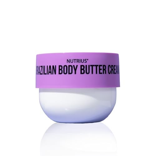Nutrius Brazilian Body Butter Cream Botanical Bliss  Infused with Exquisite Botanicals for Luxurious Hydration and Nourishment  Unveiling Your Skins Natural Radiance  6 FL OZ