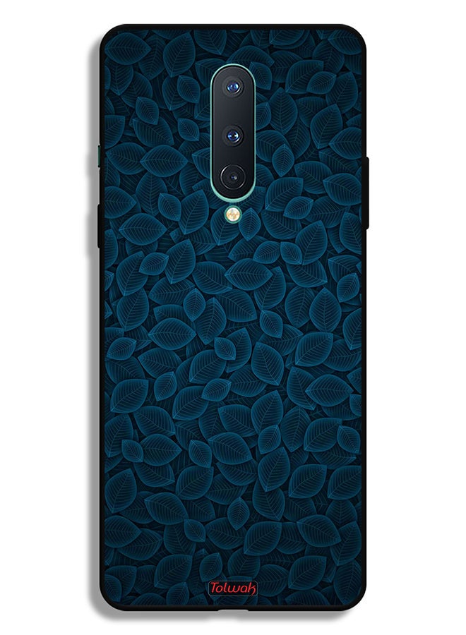 Tolwak OnePlus 8 Protective Case Cover Digital Art Leaves Pattern - Image 2