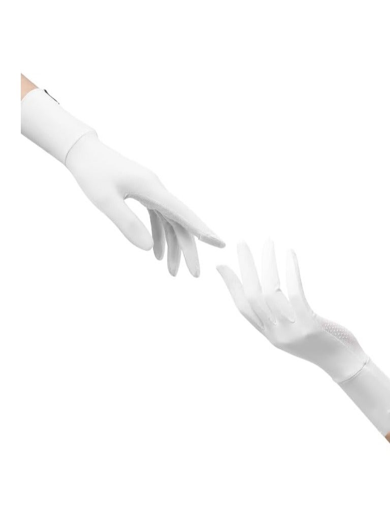 general 3 pairs of gloves in different colors,white - Grey - pink Anti-Sweat, UV Protection, Touchscreen Compatible - Image 2