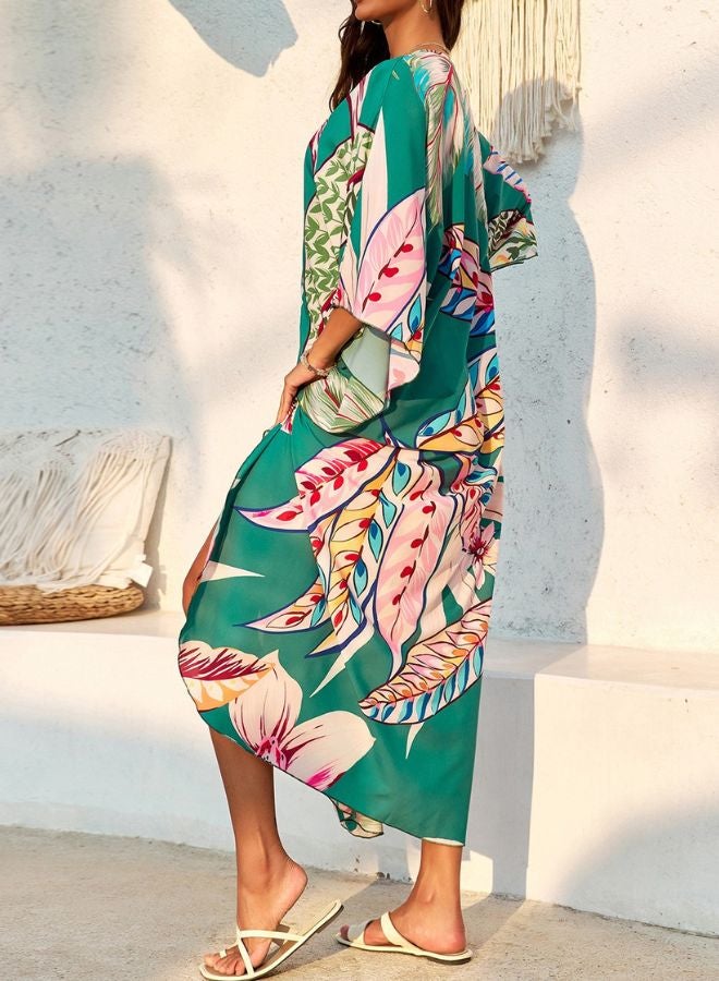 Tepveisoy Women's Dress,Cover Up Beach Dresses,Vacation Loose Robe,Bikini,Sun-protective Smock  - Image 3