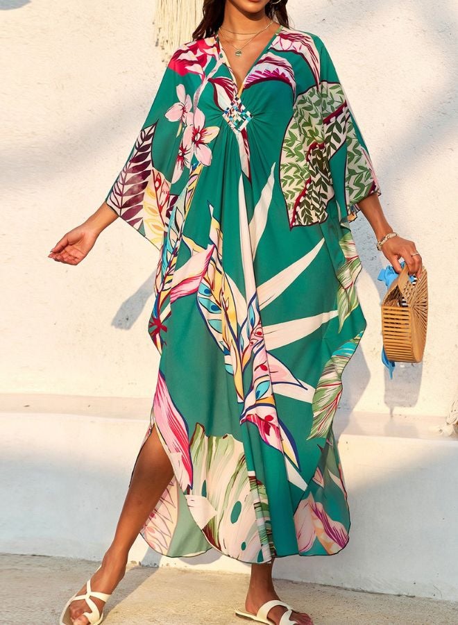 Tepveisoy Women's Dress,Cover Up Beach Dresses,Vacation Loose Robe,Bikini,Sun-protective Smock  - Image 4