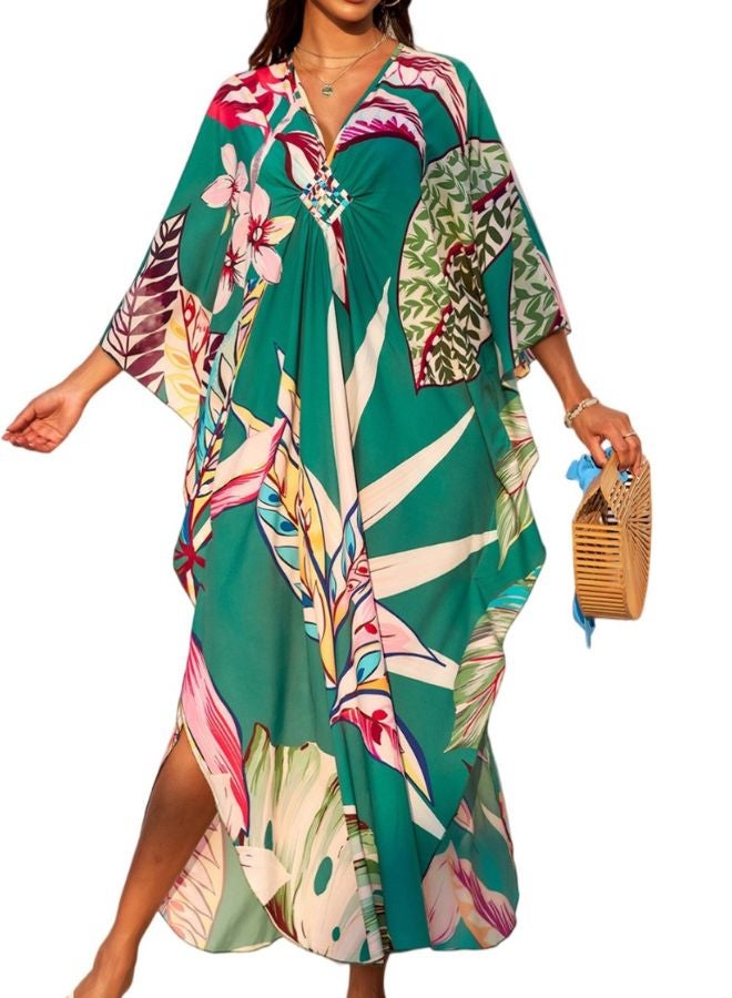 Tepveisoy Women's Dress,Cover Up Beach Dresses,Vacation Loose Robe,Bikini,Sun-protective Smock  - Image 1