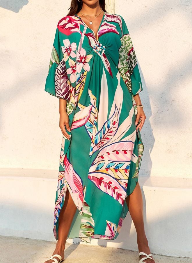 Tepveisoy Women's Dress,Cover Up Beach Dresses,Vacation Loose Robe,Bikini,Sun-protective Smock  - Image 2