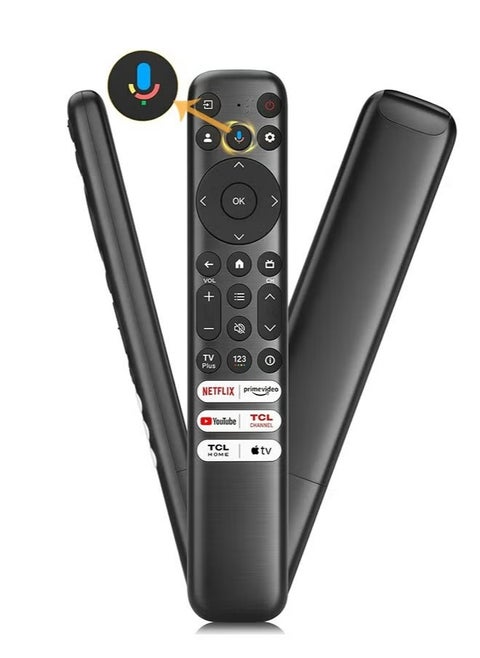 Voice Replacement TV Remote Control for TCL Google Compatible with TCL Q6/Q7/QM8/S3/S4 Series
