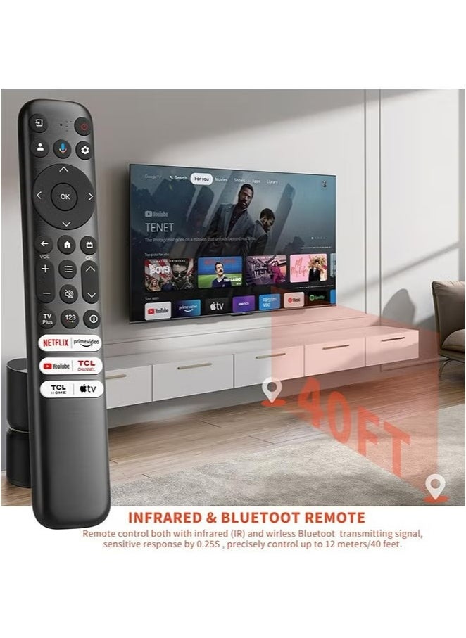X-level Voice Replacement TV Remote Control for TCL Google Compatible with TCL Q6/Q7/QM8/S3/S4 Series  - Image 5