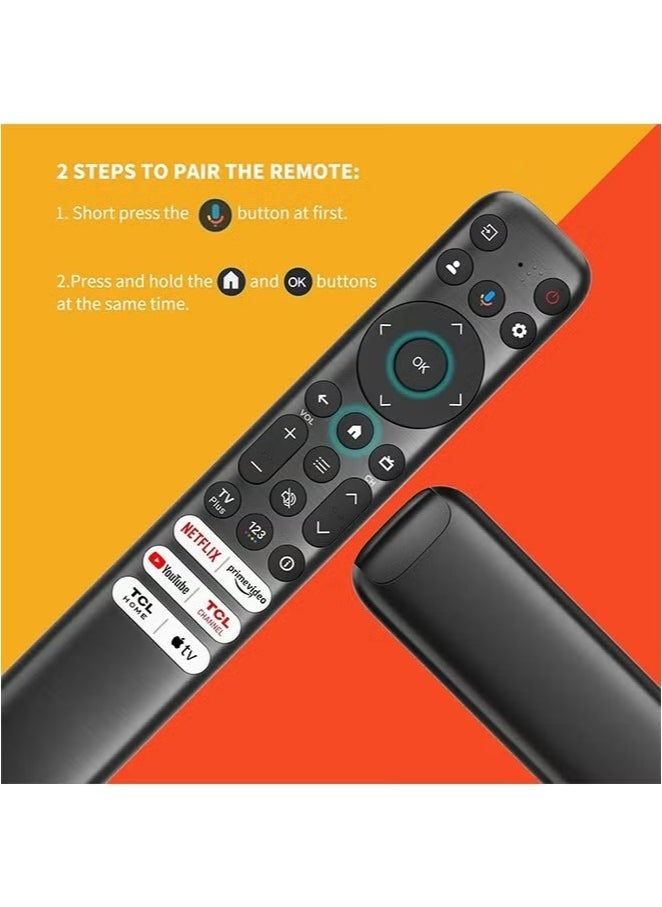 X-level Voice Replacement TV Remote Control for TCL Google Compatible with TCL Q6/Q7/QM8/S3/S4 Series  - Image 2