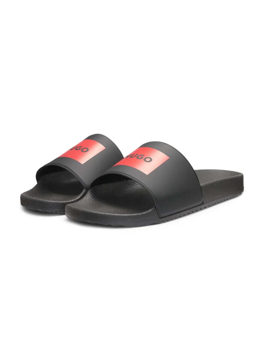 هوجو Slides with logo strap