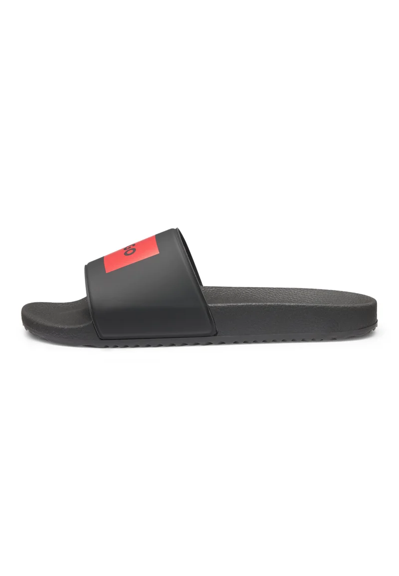 HUGO Slides with logo strap